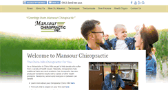 Desktop Screenshot of mansourchiropractic.com